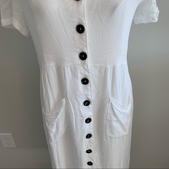 Lucca Couture Button Front Midi Dress - Picture 8 of 11